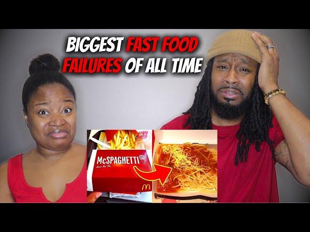 10 Biggest Fast Food FAILURES Of All Time | The Demouchets REACT