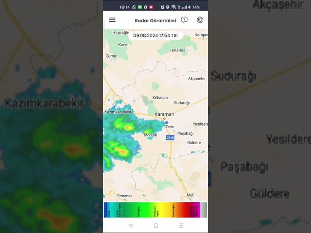 Dikkat! Karaman'a yağmur geliyor...
