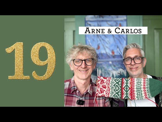 Episode 19 -  Christmas Stocking Knit-Along 2024 with ARNE & CARLOS!  | Easy Daily Tutorial 