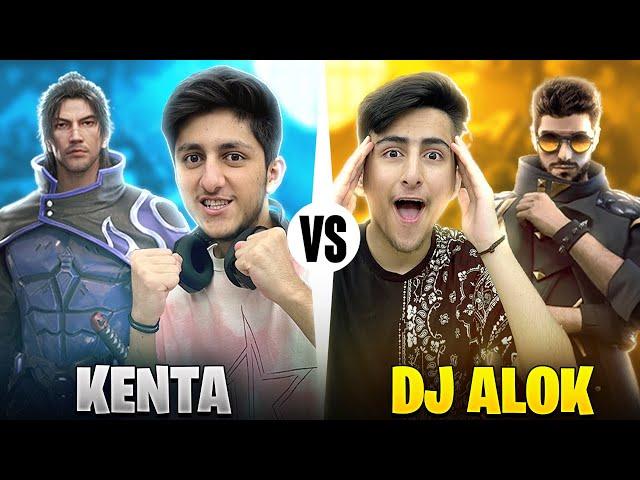 DJ ALOK VS KENTA CHARECTER ABILITY TEST 1 VS 1 CLASH SQUAD MATCH - GARENA FREE FIRE