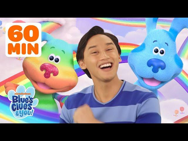 Learn Colors with Blue & Josh!  | 60 MINUTE Vlog Compilation | Blue's Clues & You!