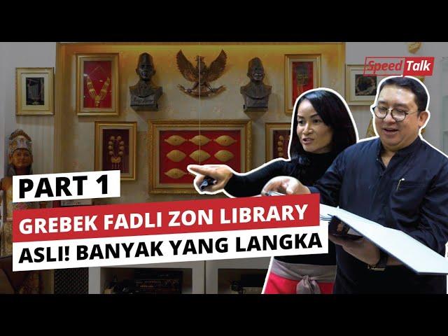 SpeedTalk #9: Bongkar Koleksi Bersejarah Fadli Zon dari Yang Antik Hingga Yang Mistis | Part 1