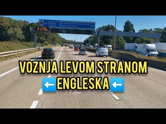 Kako se vozi levom stranom#48 Engleska England drive on left