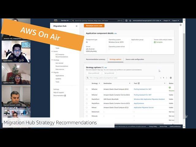 AWS On Air ft. Migration Hub Strategy Recommendations | AWS Events