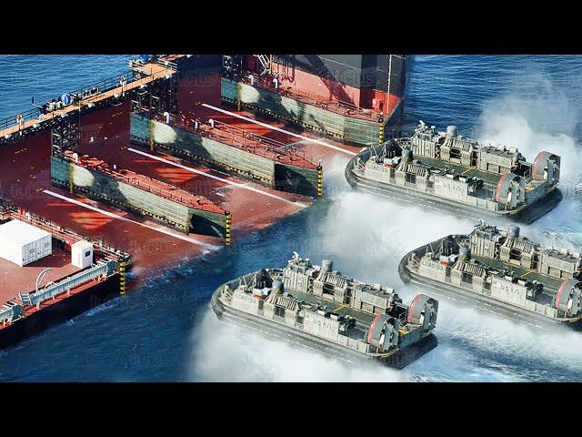 US Genius Idea To Build Massive Hovercraft Carriers in Middle of the Sea