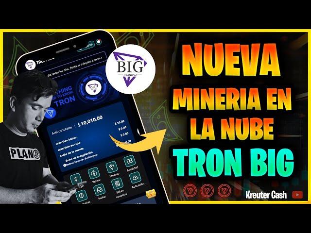 TRON BIG Nueva mineria en la nube TRX Profit Gana Trx Recarga y retiro diarios en tiempo real.