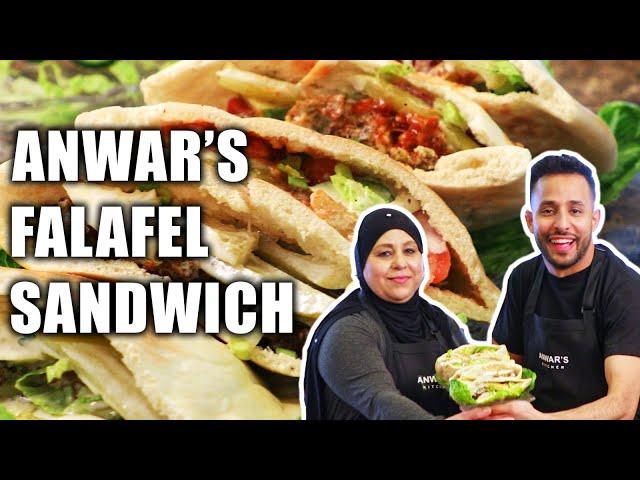 The Perfect Falafel Sandwich | Anwar's Kitchen