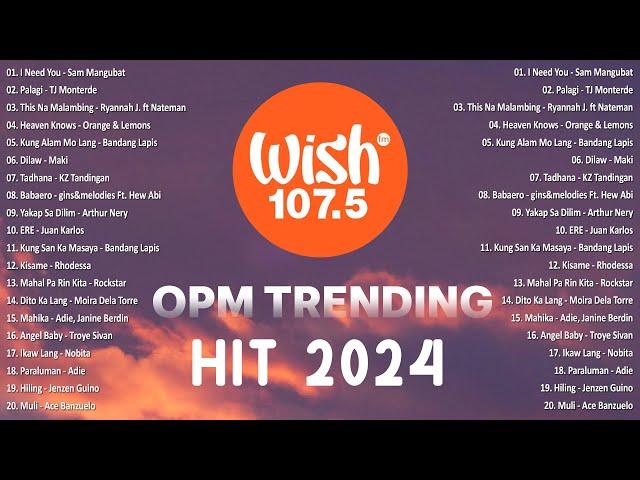 (Top 1 Viral) OPM Acoustic Love Songs 2024 Playlist  Best Of Wish 107.5 Song Playlist 2024 #v9