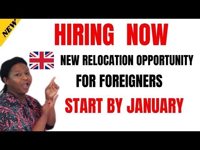 New UK Jobs with visa sponsorship for overseas candidates