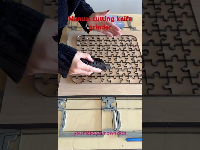 Die cutting steel rule knife grinder application method for diemaker & boxmaker #diegrinder#boxmaker