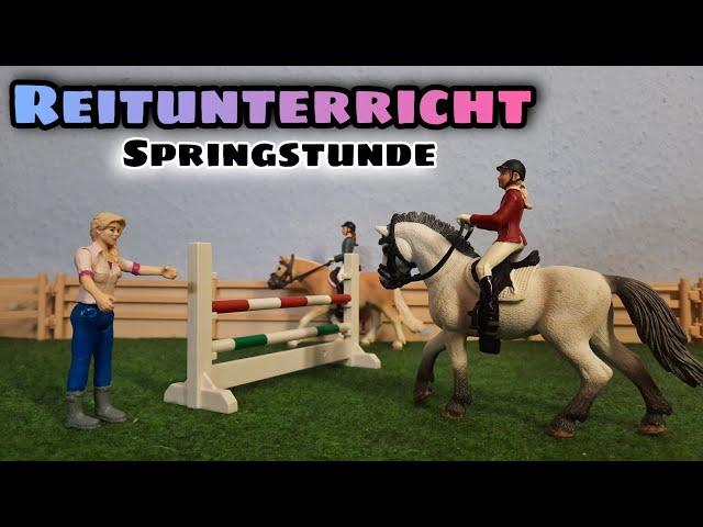 Reitunterricht  Springen + Neue Trainerin?  | Schleich - Nonni#Love