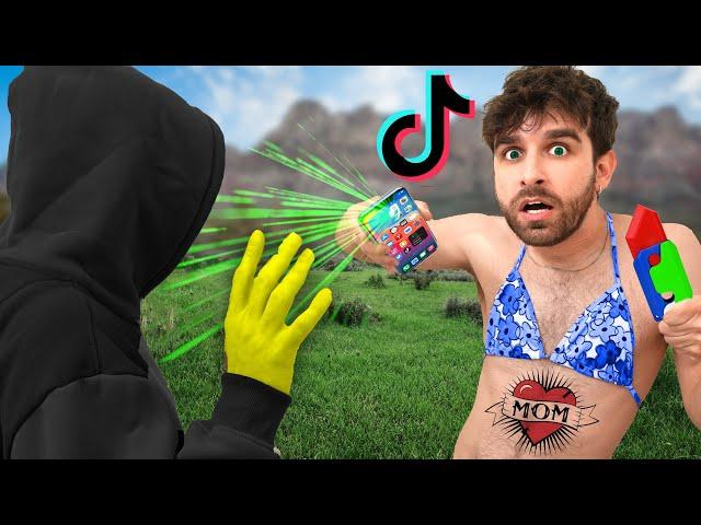 I Tested BANNED TikTok Gadgets Against MY STALKER!