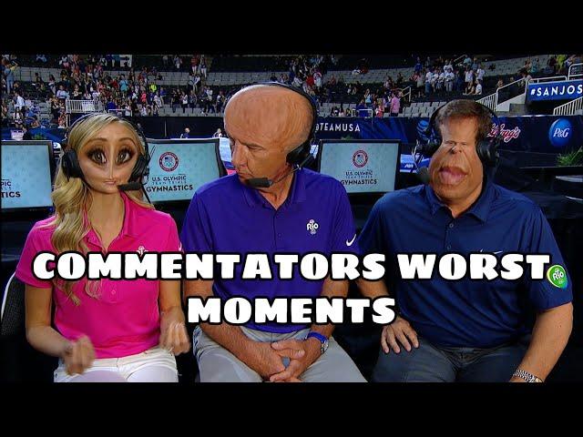 GYMNASTICS COMMENTATORS WORST MOMENTS