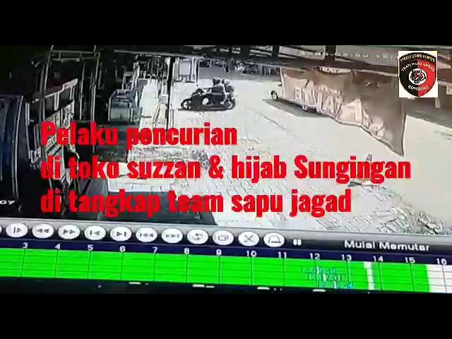 sapu jagad  ~  Pelaku pencurian di toko Suzzan & fashion sunggingan di tangkap sapu jagad