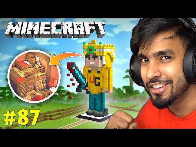 I BUILD A HOUSE IN MY STATUE | MINECRAFT GAMEPLAY #87