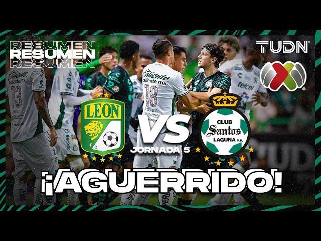 HIGHLIGHTS | León vs Santos | Liga Mx -AP2024 - J5 | TUDN