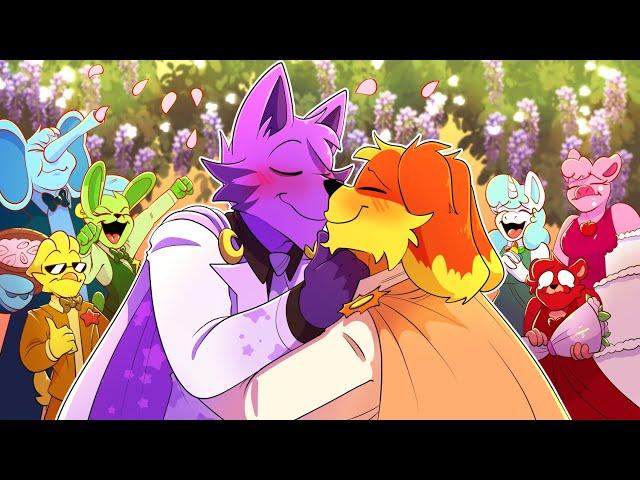 Dogday X CatNap's Smiling Critter Wedding Day Kiss Story AU |Poppy Playtime Chapter 3┃Comic Dub