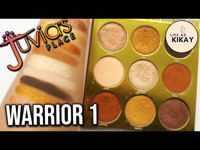 Juvia's Place Warrior 1 Palette Swatches