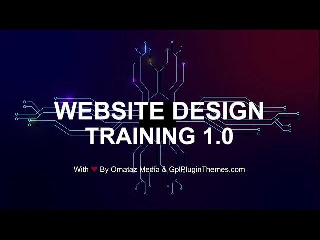 Website Design Training