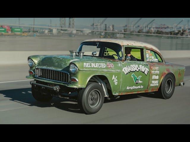 A 1955 Chevy Gasser Built by a Hot Wheels Designer