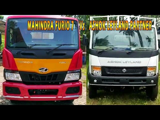 Mahindra Furio 7, 6 Tyre Truck Vs Ashok Leyland Partner 6 Tyre Truck Comparison