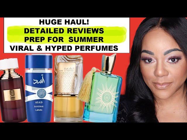 MIDDLE EASTERN SUMMER FRAGRANCES HAUL| VIRAL, HYPED & NEW PERFUMES REVIEW & RATING