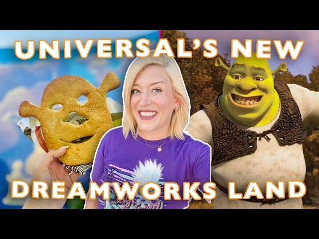 SNEAK PEEK Inside Universal Studios’ BRAND NEW Dream Works Land! | Tour, Snacks, Ride, Show, Details