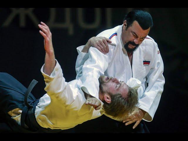 Steven Seagal great aikido on "Tornado" aikido festival in Moscow 2015