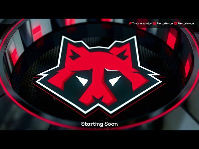 FirstCrimson Stream Intro Video W/ Music & Audio Reacting Elements