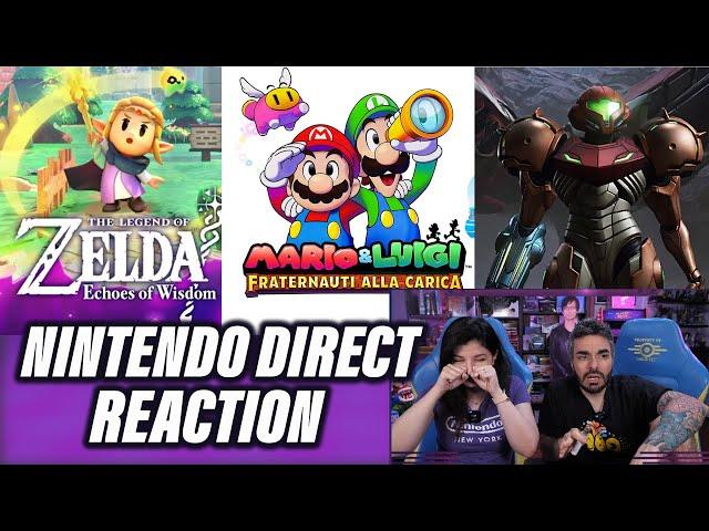 NINTENDO DIRECT: NUOVO ZELDA, METROID PRIME 4 e NUOVO MARIO E LUIGI!