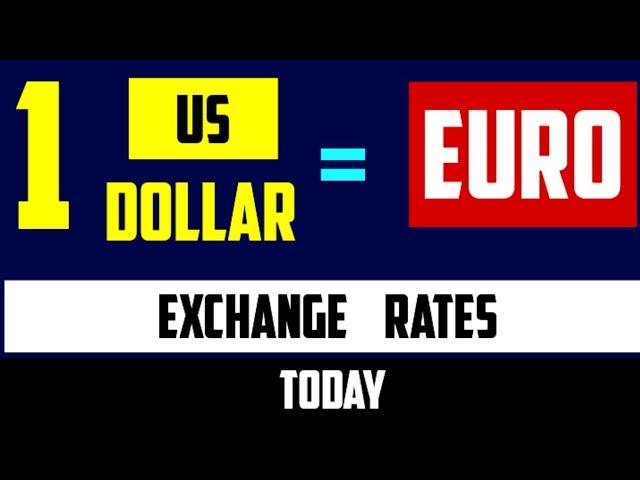 1 Us Dollar to Euro Exchange Rates Today EUR USD 08 JUNE 2024