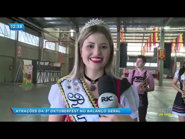 O Balanço Geral Oeste está na Oktoberfest Chapecó - Parte 2