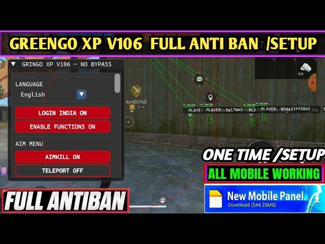 FREE FIRE NEW MOD MENU ️ FULLY ANTI BAN BLACKLIST  AUTO KILL SPEED 100x ALL RANK WORKING  FF