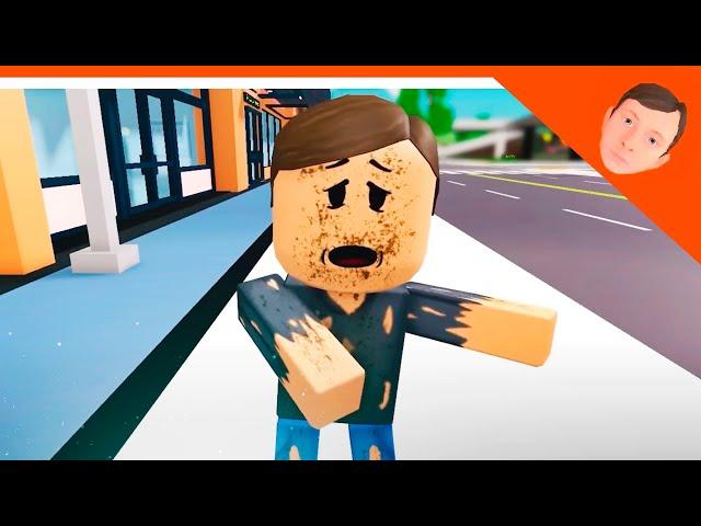  СКУЛБОЙ СТАЛ БОМЖОМ В РОБЛОКСЕ!  SchoolBoy Runaway ROBLOX КРУТОЙ ПАПА РЕАКЦИЯ