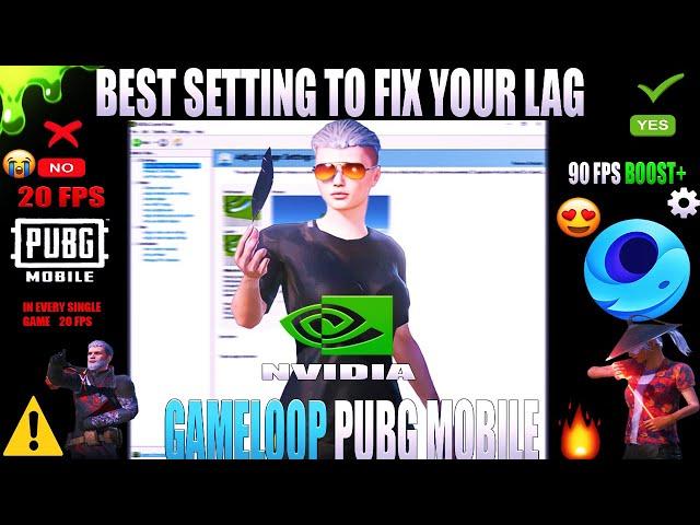 Nvidia Control Panel: Best Settings For GAMELOOP  PUBG  | Fps BOOST In 2024 - hindi  | ZHOTI