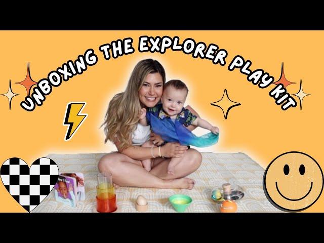 Unboxing The Explorer play kit from Lovevery ages 9 -10 months