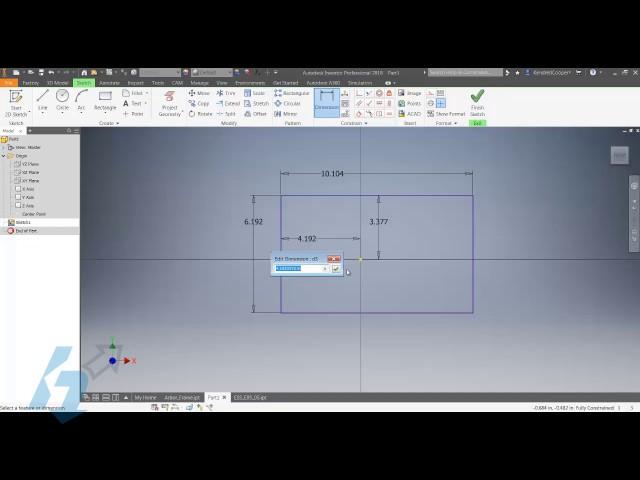 Inventor Back to Basics - Sketches, Part 1