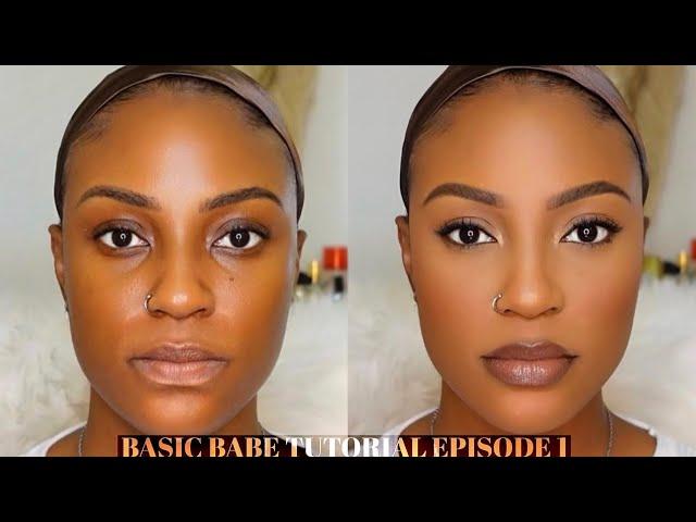 BASIC BABE E1: BASIC MAKEUP TUTORIAL FOR WORK, SOFT, FEMININE, NATURAL 15 MINS MAKEUP ROUTINE #woc