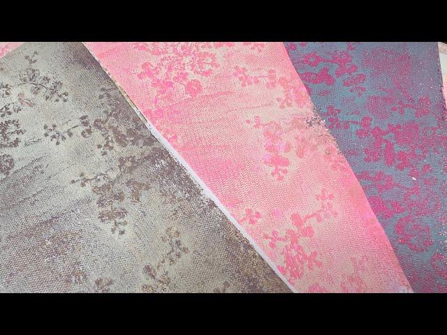 Gelli Print with Lace