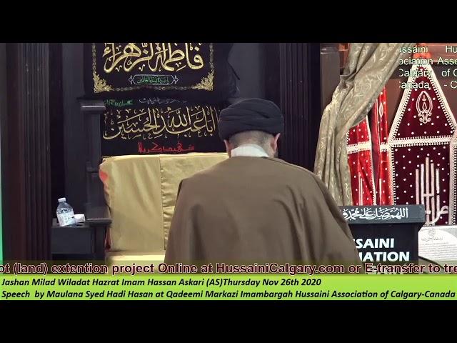 Hussaini Association of Calgary(Imambargah) LIVE Stream