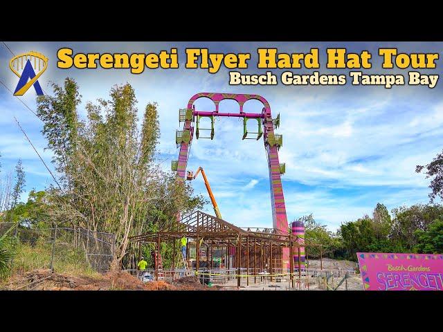 World's Tallest and Fastest Screamin' Swing – Serengeti Flyer, coming to Busch Gardens Tampa Bay