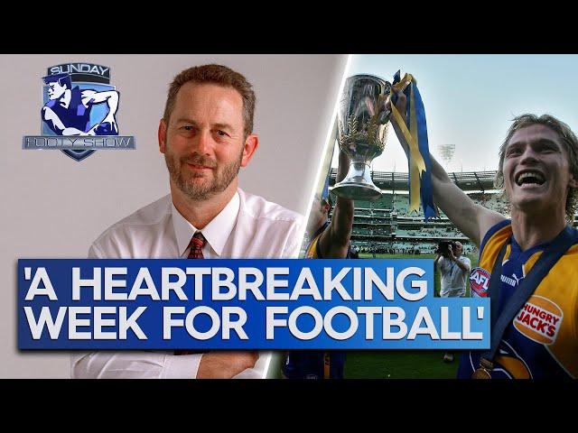 TJ's heartfelt tribute to Robert Walls and Adam Selwood as the game mourns - Sunday Footy Show