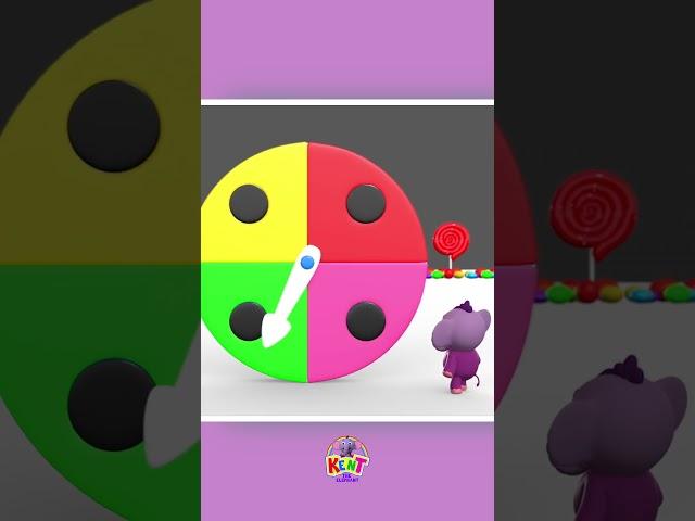 Spin the Color Wheel - Fun Color Learning for Kids #shorts #kidseducation