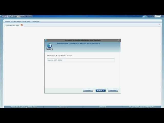 Vídeo Treinamento configuração da nota fiscal eletrônica no Microsiga Protheus 11