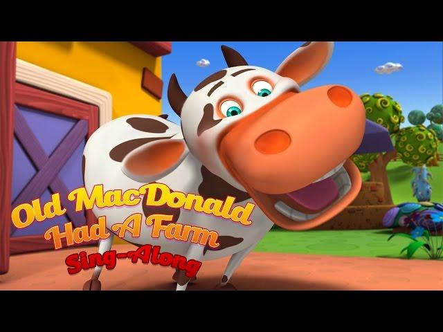 Old MacDonald Had A Farm - MooMoo & The Barn House Family #SingAlong #NurseryRhymes