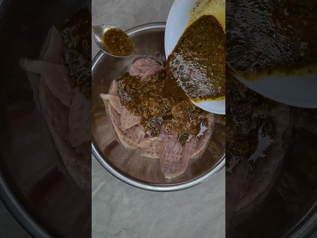 Интересный  Шашлык из куриной грудки. #шашлык