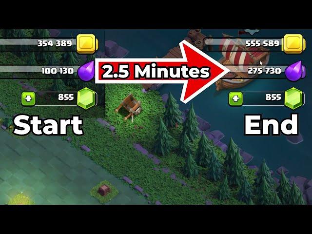 FASTEST WAY To Get More Builder Elixir and Builder Gold!!! #clashofclans #coc