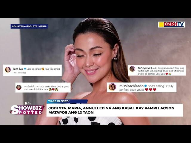 Jodi Sta. Maria, annulled na ang kasal kay Pampi Lacson matapos ang 13 taon