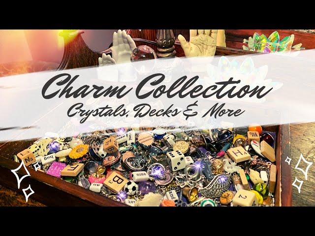 Charm Collection  Sort Through Charms, Crystals, Decks I Love  (Relaxing ASMR Sounds)