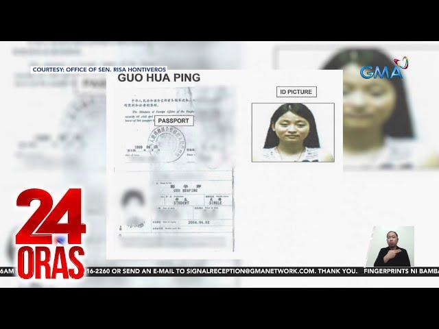 Fingerprints nina Mayor Alice Guo at Chinese na si Guo Hua Ping, nag-match, ayon sa NBI | 24 Oras